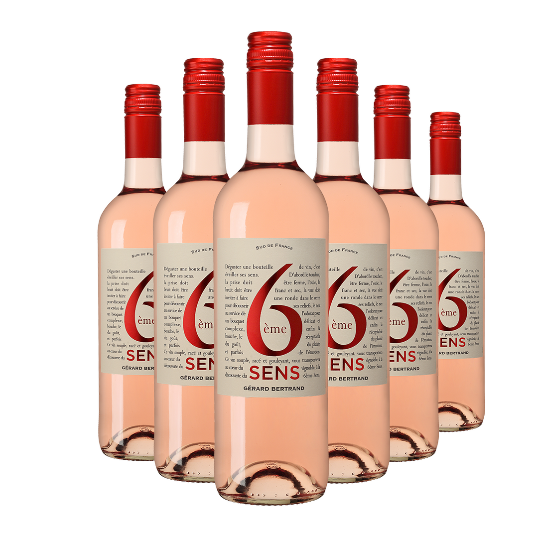 6ème sens rosé 75cl 2023 bio Lot 6 Bouteilles