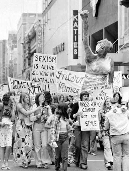 Journée Internationale de la Femme, 8 Mars, 1977