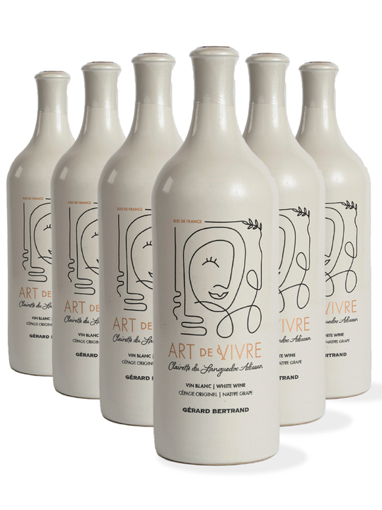 Art de Vivre blanc Clairette du Languedoc Adissan 2021 lot de 6 bouteilles 75cl